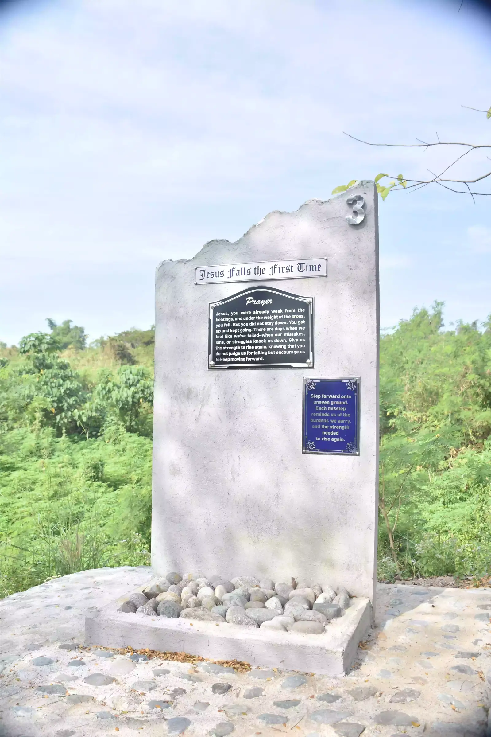 Station 3: Jesus Falls the First Time - Stations of the Cross at Mt. Grona